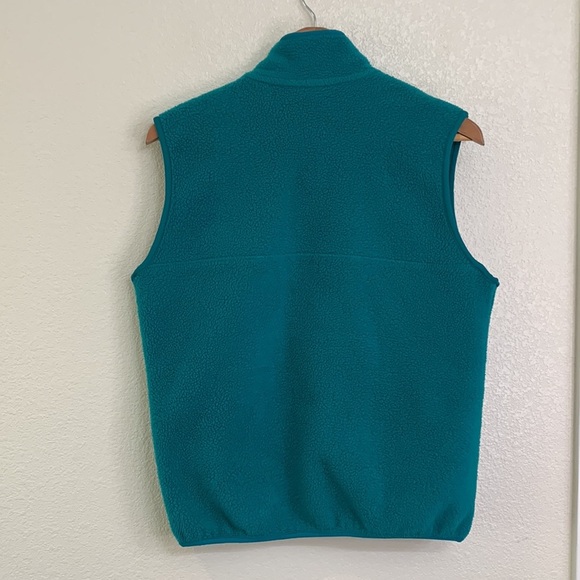 Patagonia Aqua Teal Vest Deep Pile Full Zip Retro X Fleece Vintage  Rare Sz S - Picture 3 of 17